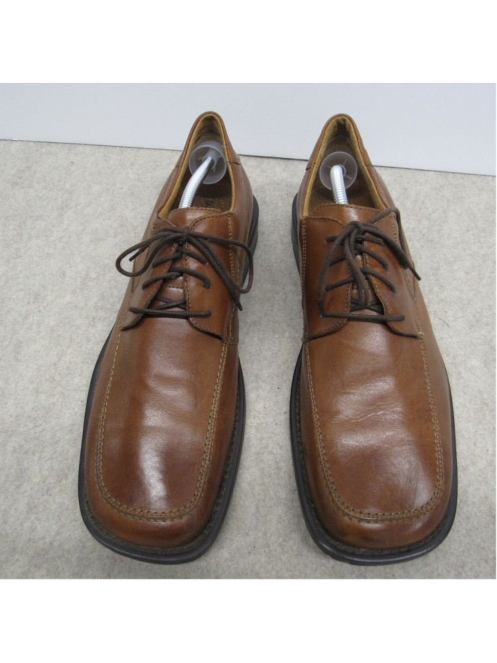 Bostonian Italy Brown Leather Square Toe Dress Shoes Oxfords Mens 12 M 29029
